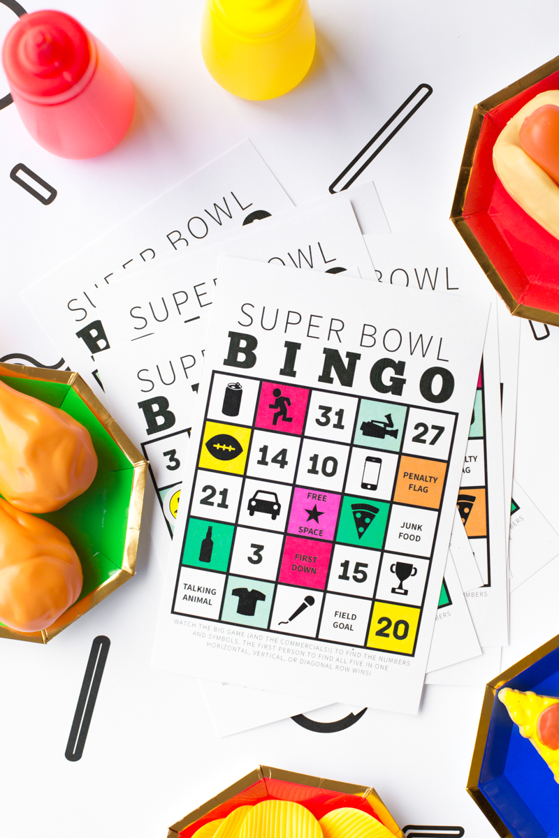 Free Printable Super Bowl Bingo - Studio DIY