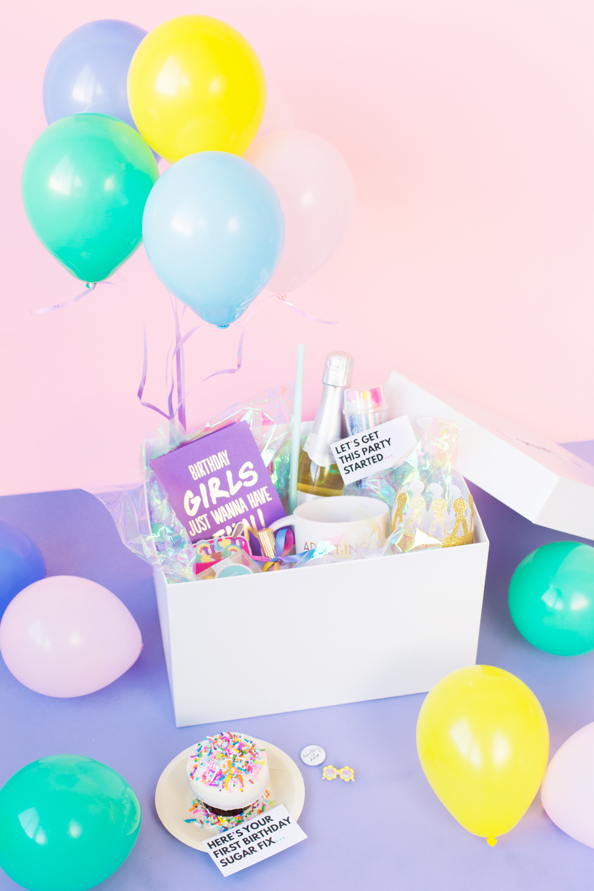 DIY Birthday in a Box for Your BFF - Studio DIY