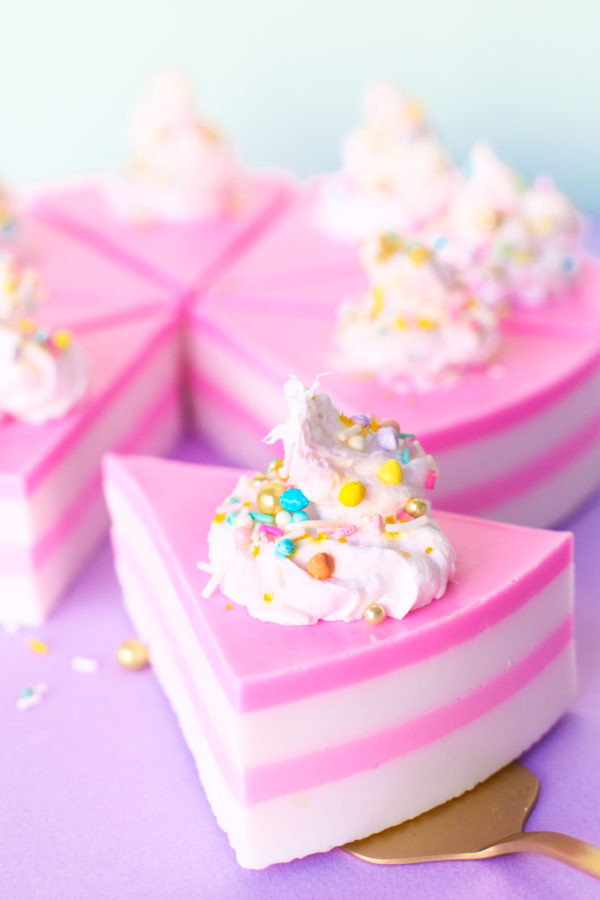 DIY Birthday Cake Soap - Studio DIY