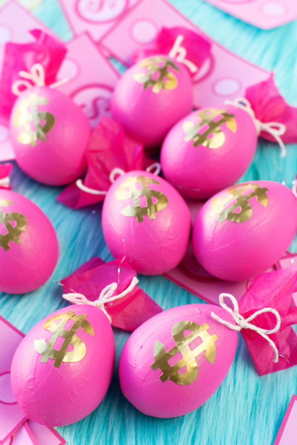 Pink eggs