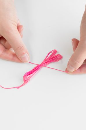 Pink string