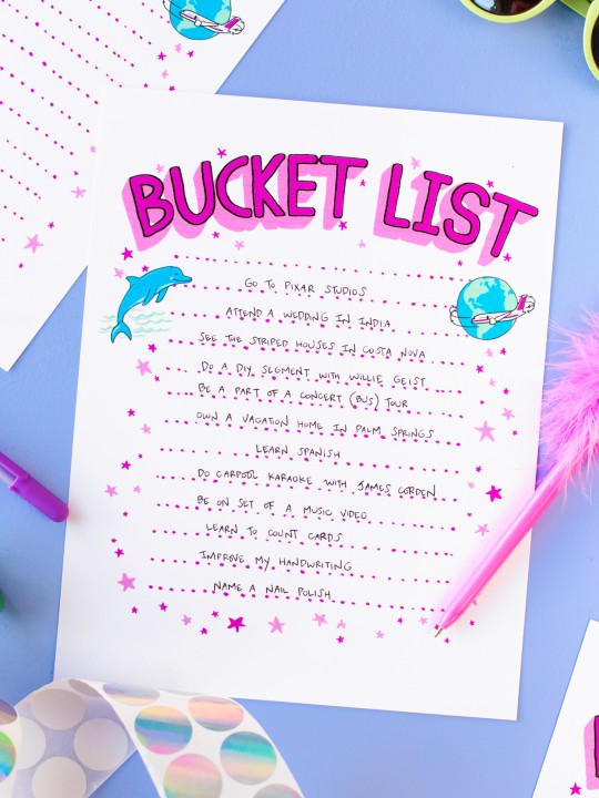 My Bucket List (+ What’s On Yours!?)