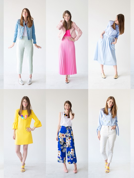 A Colorful Spring Capsule Wardrobe!