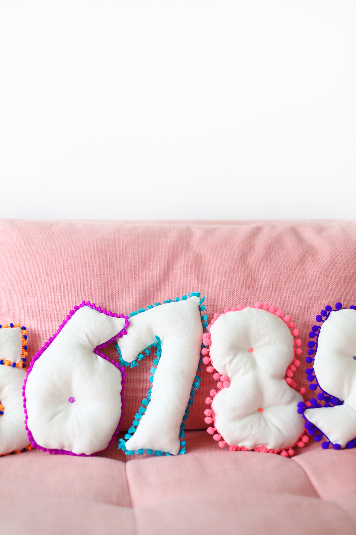 DIY Number Pillows Studio DIY
