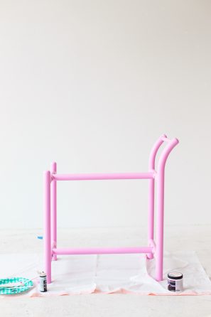 Pink drink cart 