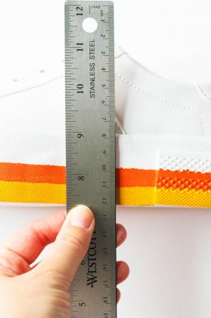 DIY Rainbow Platform Sneakers