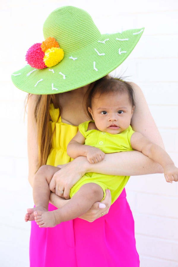 A person holding a baby