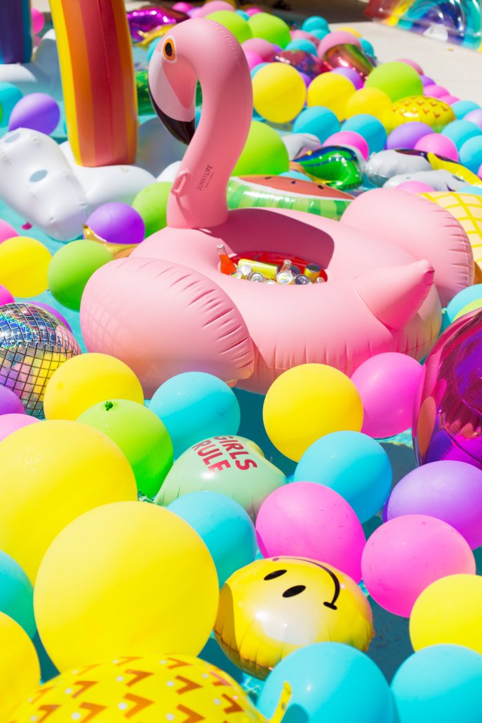 Epic Balloon Pool Party!