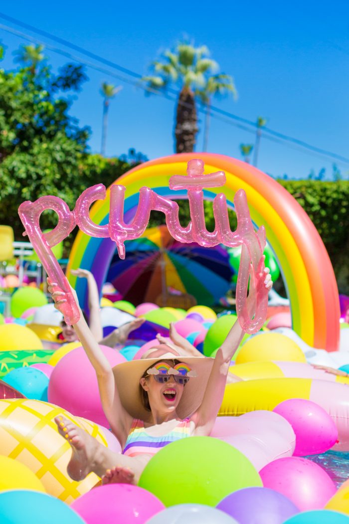 Epic Balloon Pool Party!