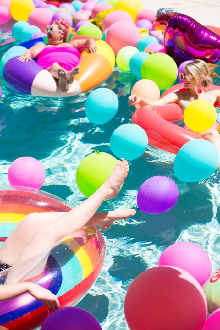 Epic Balloon Pool Party!