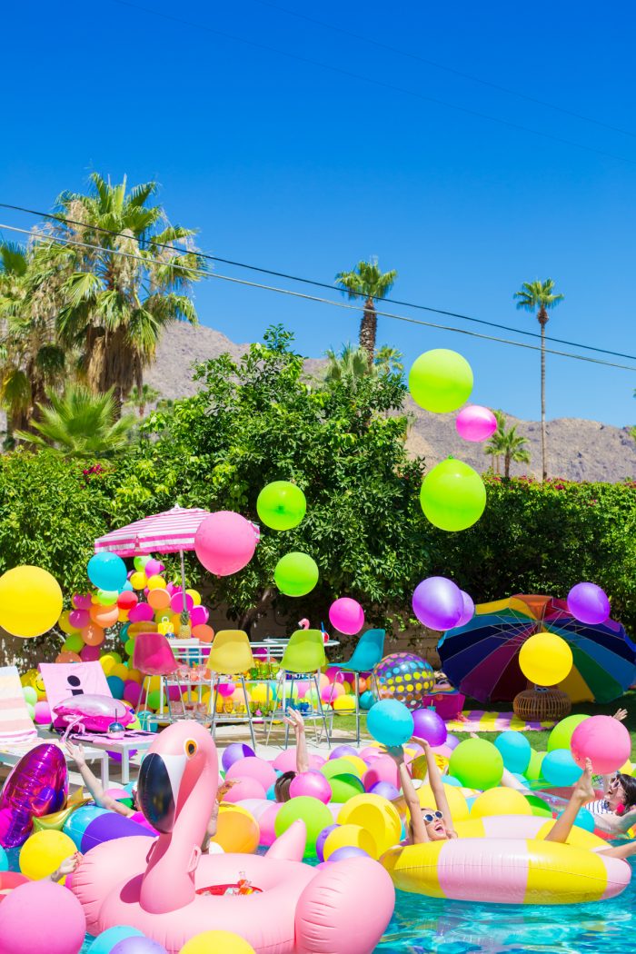 Epic Balloon Pool Party!