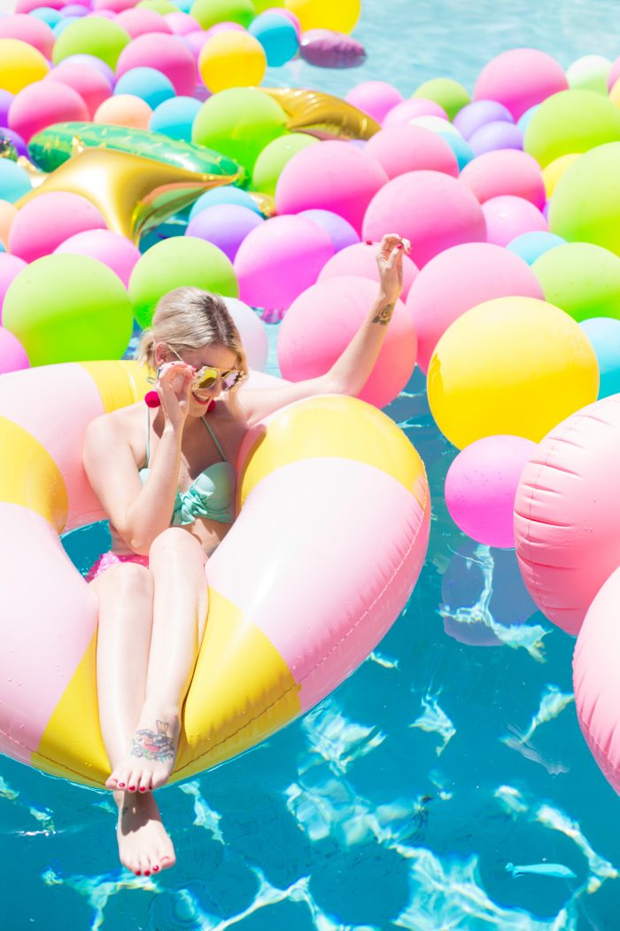 Epic Balloon Pool Party!