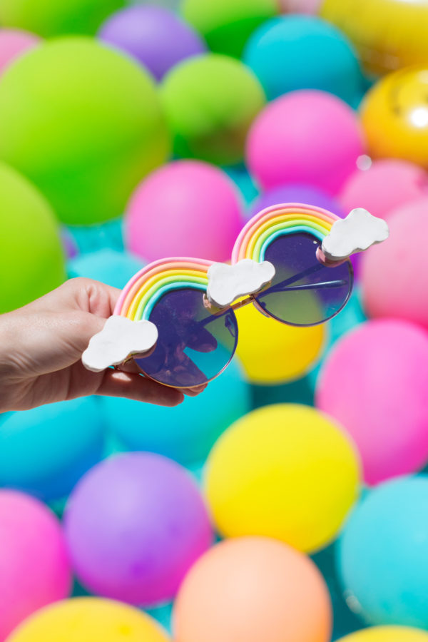DIY Rainbow Sunglasses