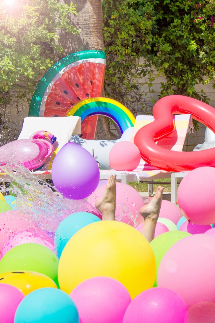 Epic Balloon Pool Party!