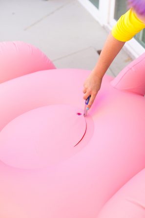 DIY Flamingo Floating Cooler