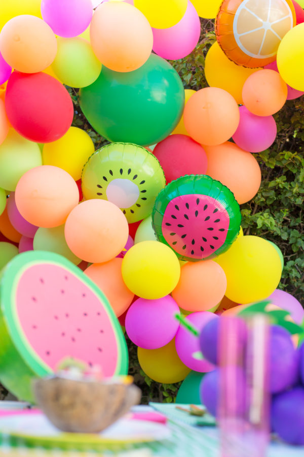 DIY Fruit Balloon Garland