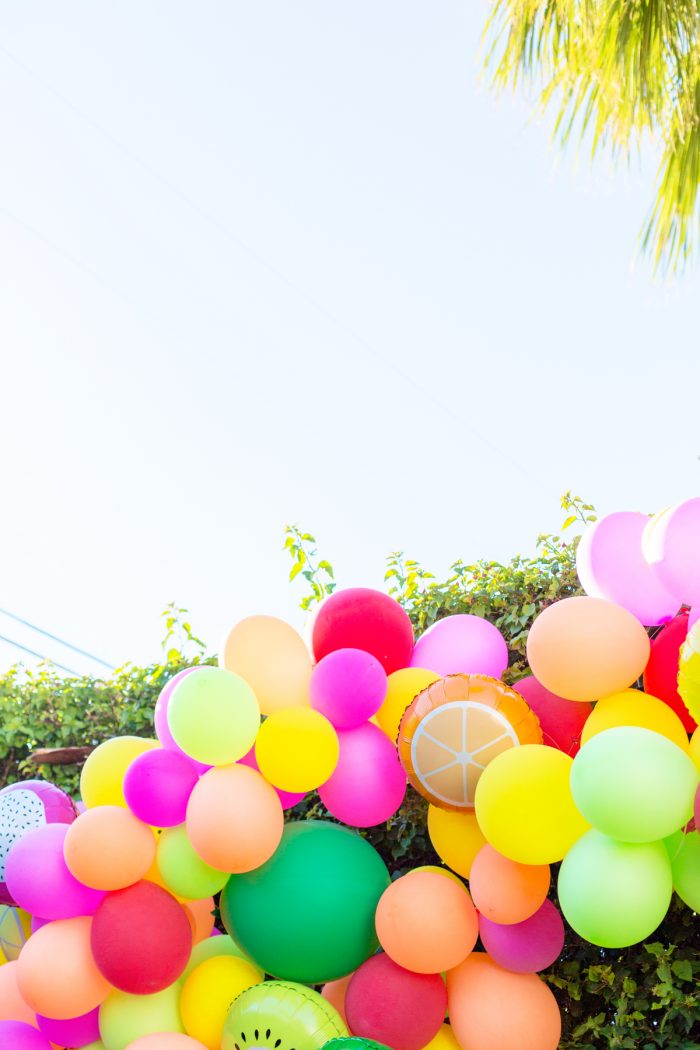 A group of colorful balloons