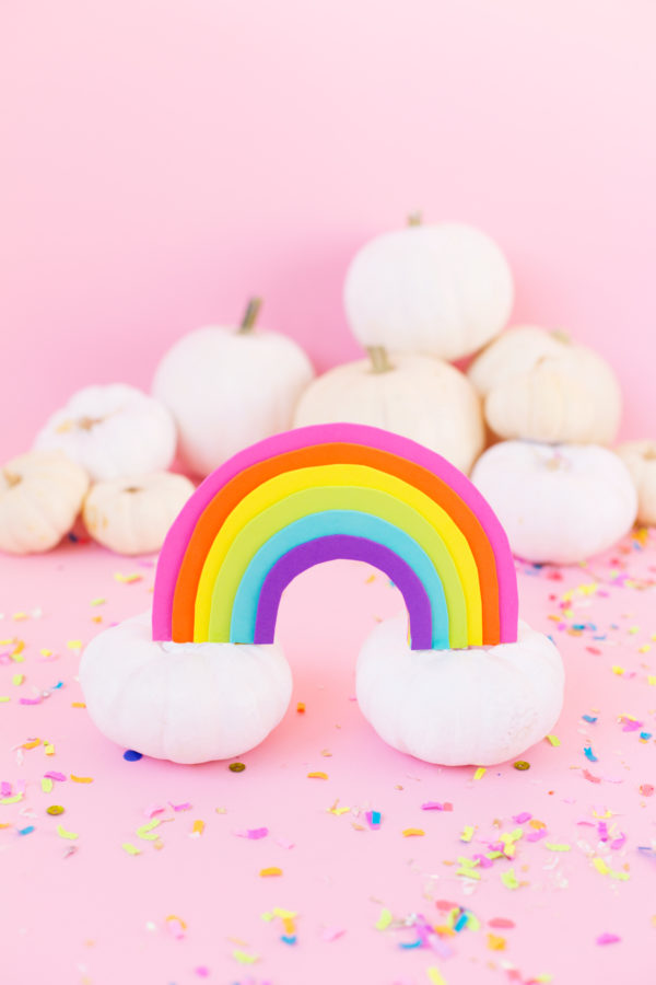 Rainbow pumpkins