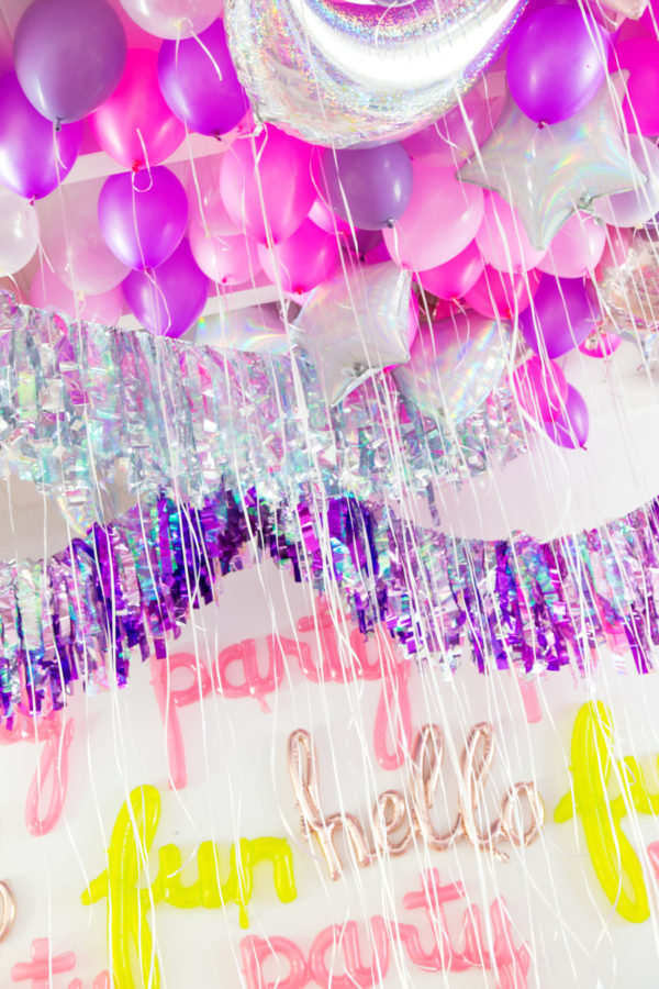 Paper Source Pastel Rainbow Ceiling Streamers