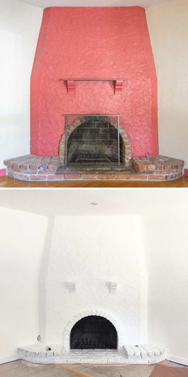 Fireplace Before & After