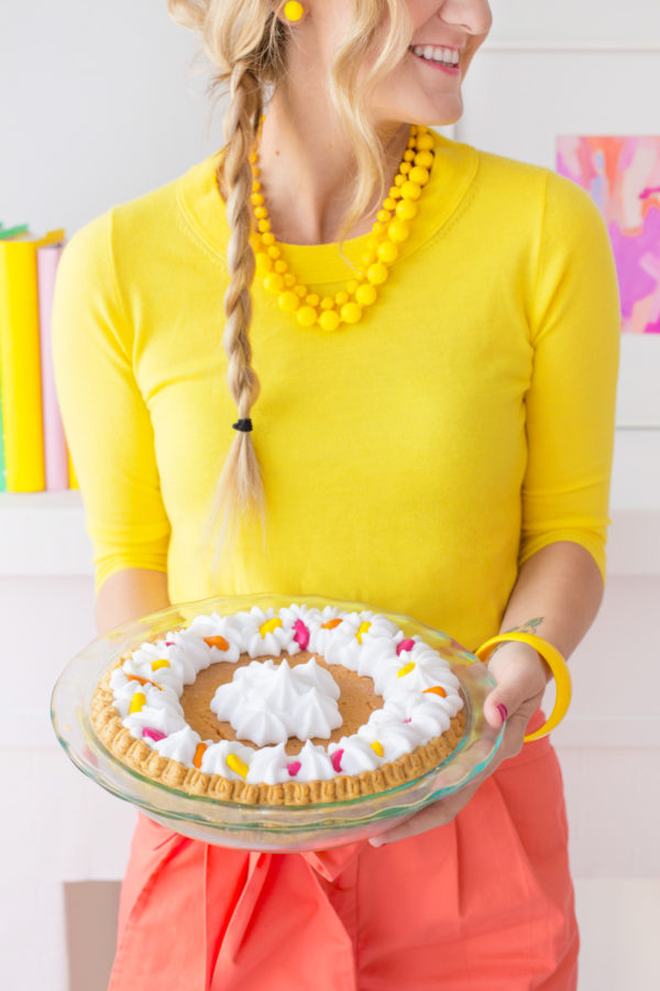 Colorful Friendsgiving Pie