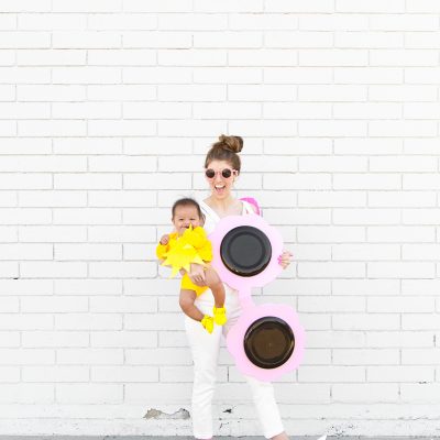 DIY Sun and Sunglasses Mommy & Me Costume
