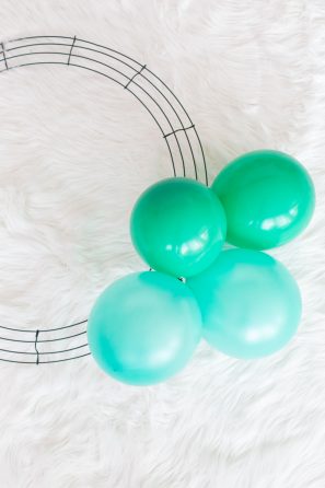 Green balloons