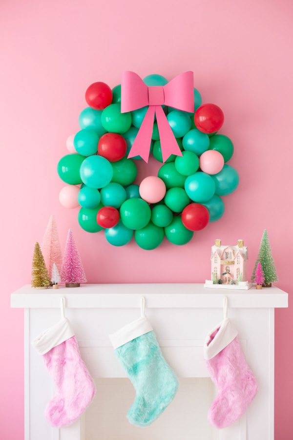 Colorful Christmas decor