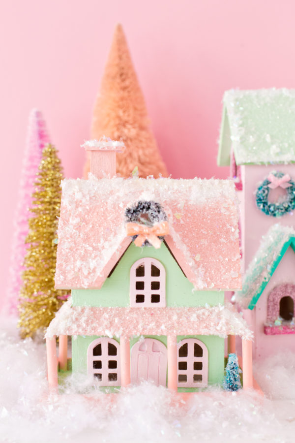 DIY Colorful Christmas Village - Studio DIY