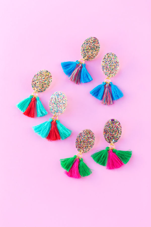 DIY Tutorial - How to Make Tassels Earrings With Sparkle-Resin : 8 Steps  (with Pictures) - Instructables