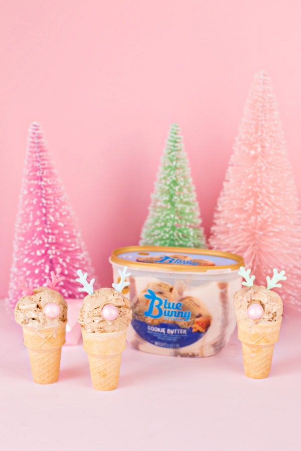 Reindeer Ice Cream Cones