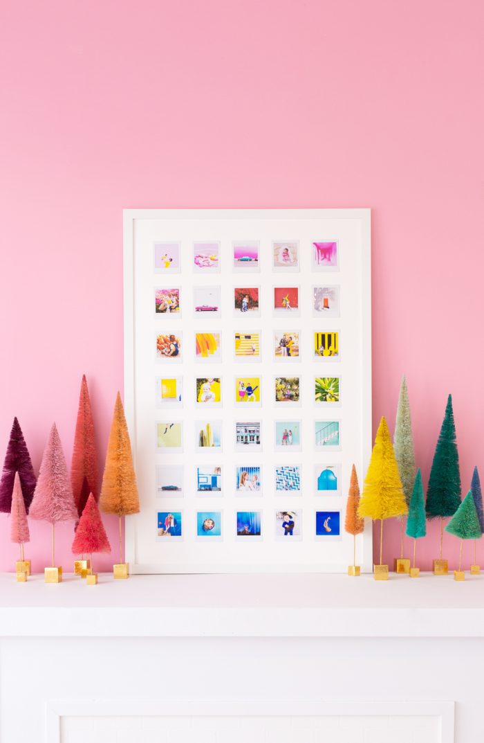 DIY Rainbow Photo Collage