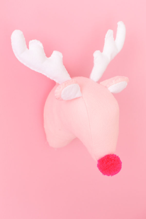 Christmas Pattern DIY Knotted Headband Kit - Pink Reindeer Fun DIY