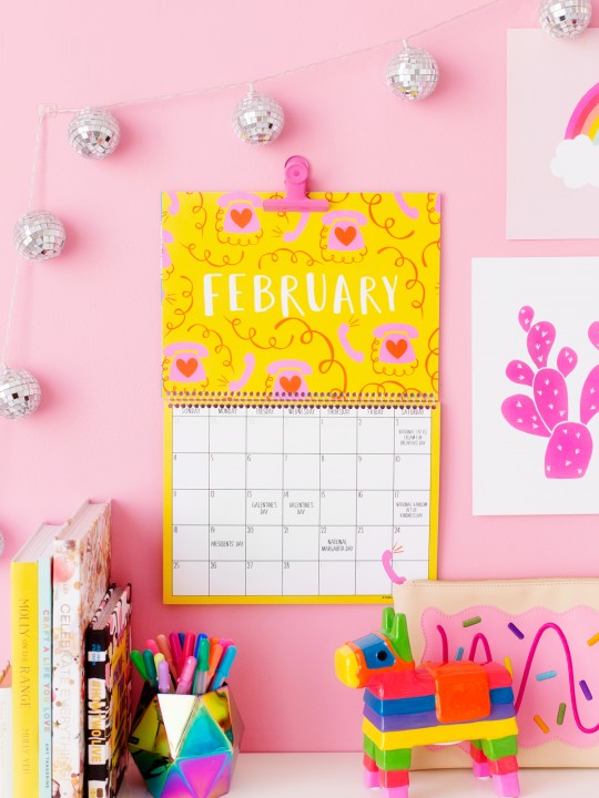 2018 Free Printable Wall Calendar