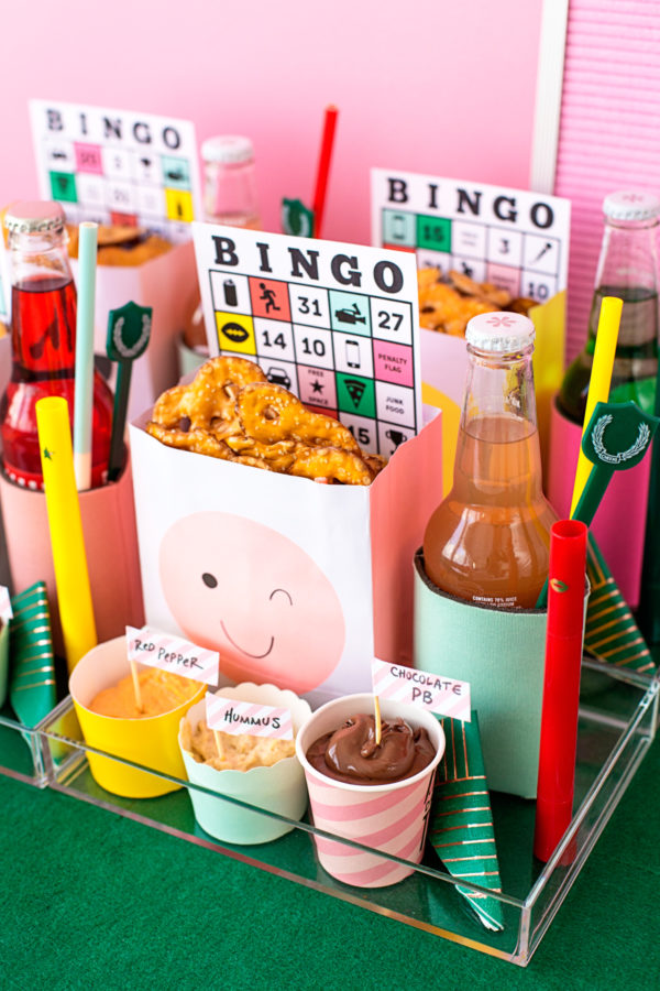 Bingo and snacks