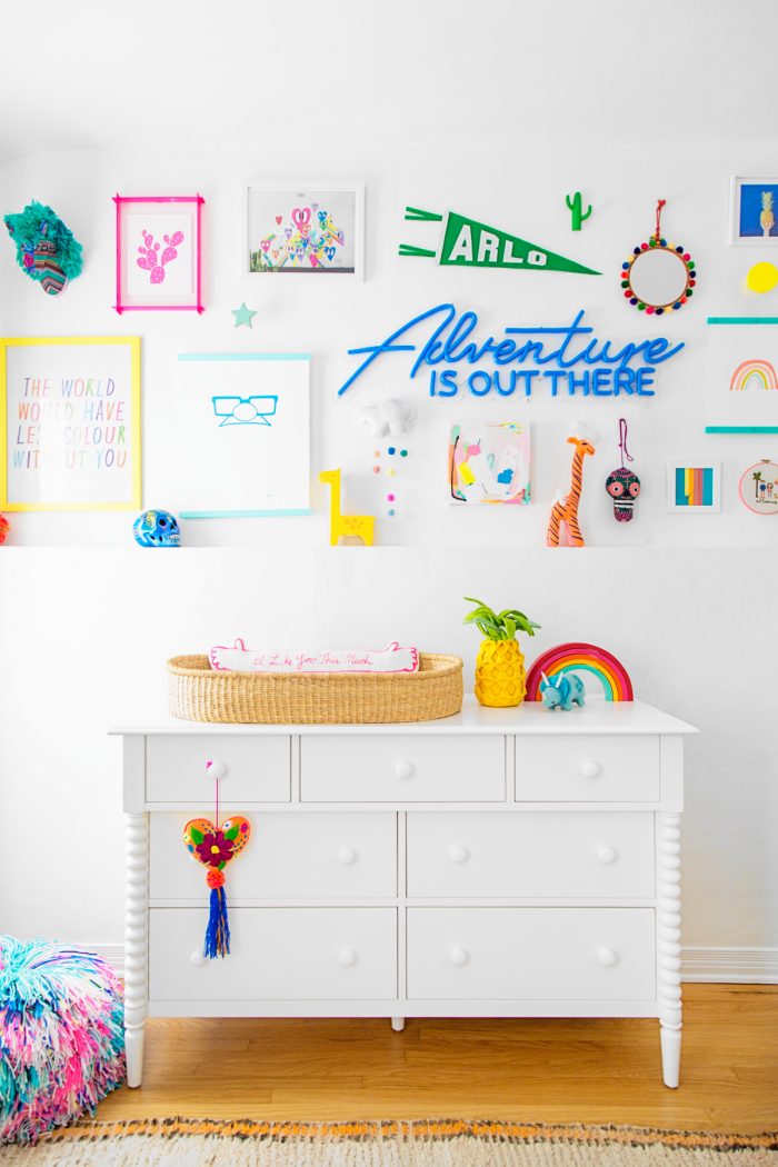 Nursery school with colorful decorations