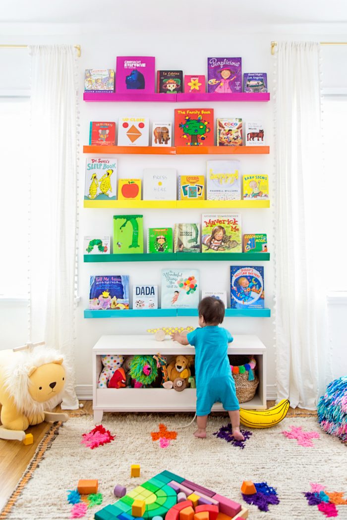 rainbow shelf 