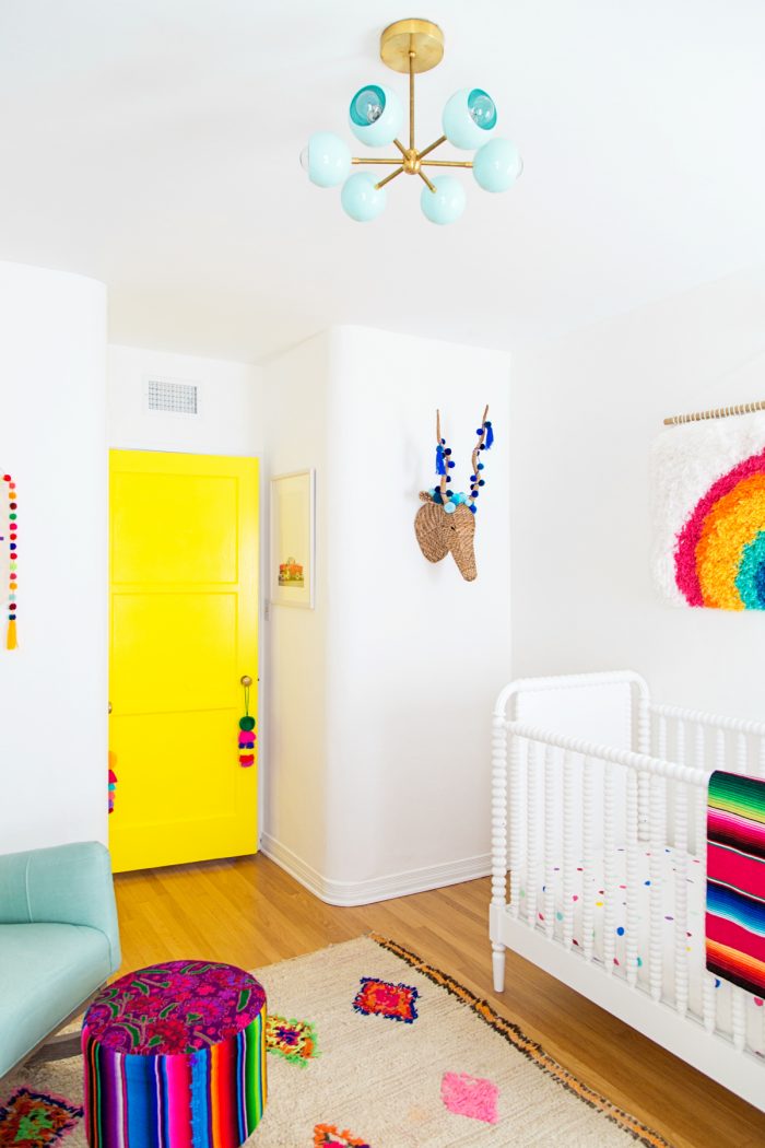 Colorful baby outlet room