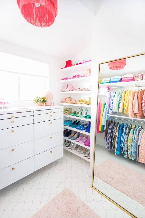 Colorful Master Closet Reveal