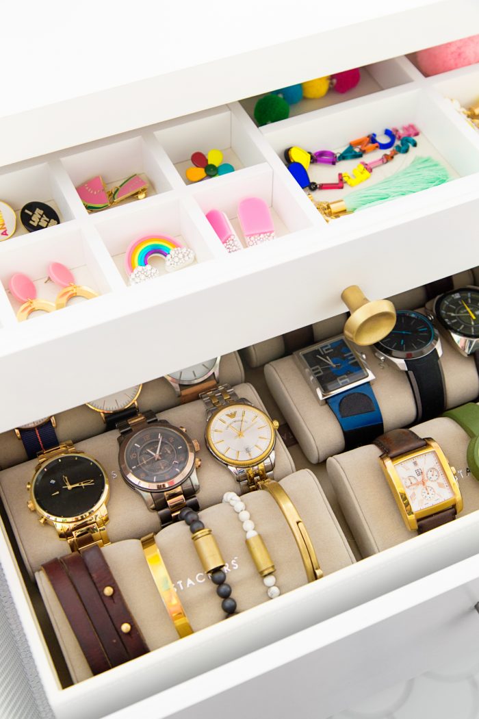 Watches in a drawer 