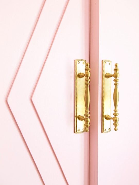 How To Make Our Pink Closet French Doors