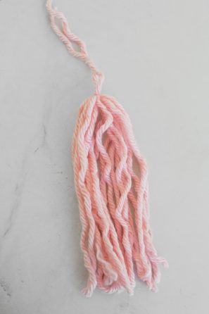 Pink yarn