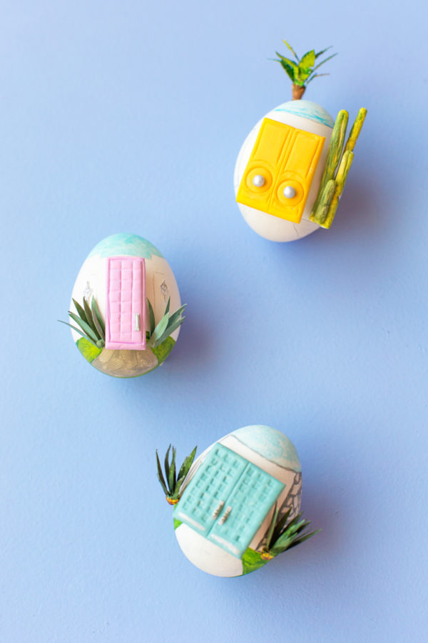 DIY Palm Springs Easter Eggs