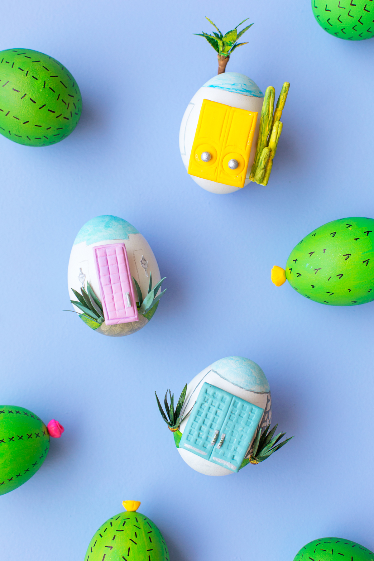 DIY Palm Springs Easter Eggs Studio DIY
