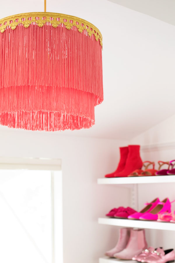 Diy fringe clearance chandelier