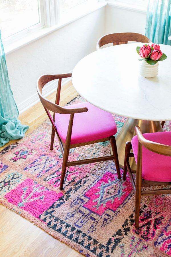Our Pink Dining Room Reveal