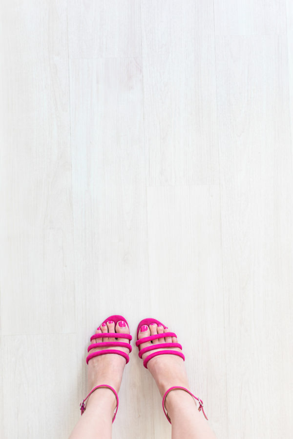 White-Washed Vinyl Floors