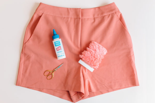 Diy shop fringe shorts