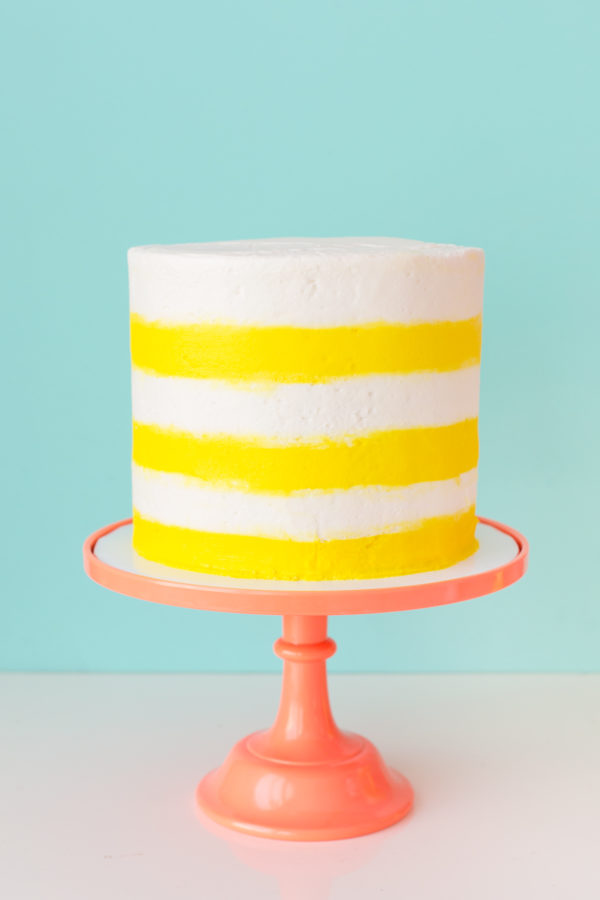 Stripe cake! | Sweet birthday cake, Cupcake cakes, Birthday cakes for women