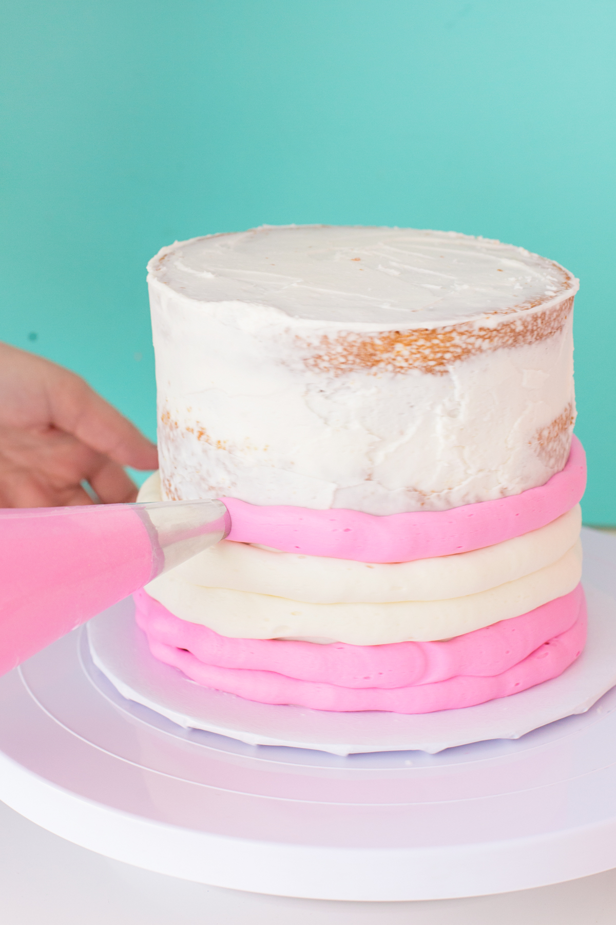 How To Make A Striped Cake Studio DIY
